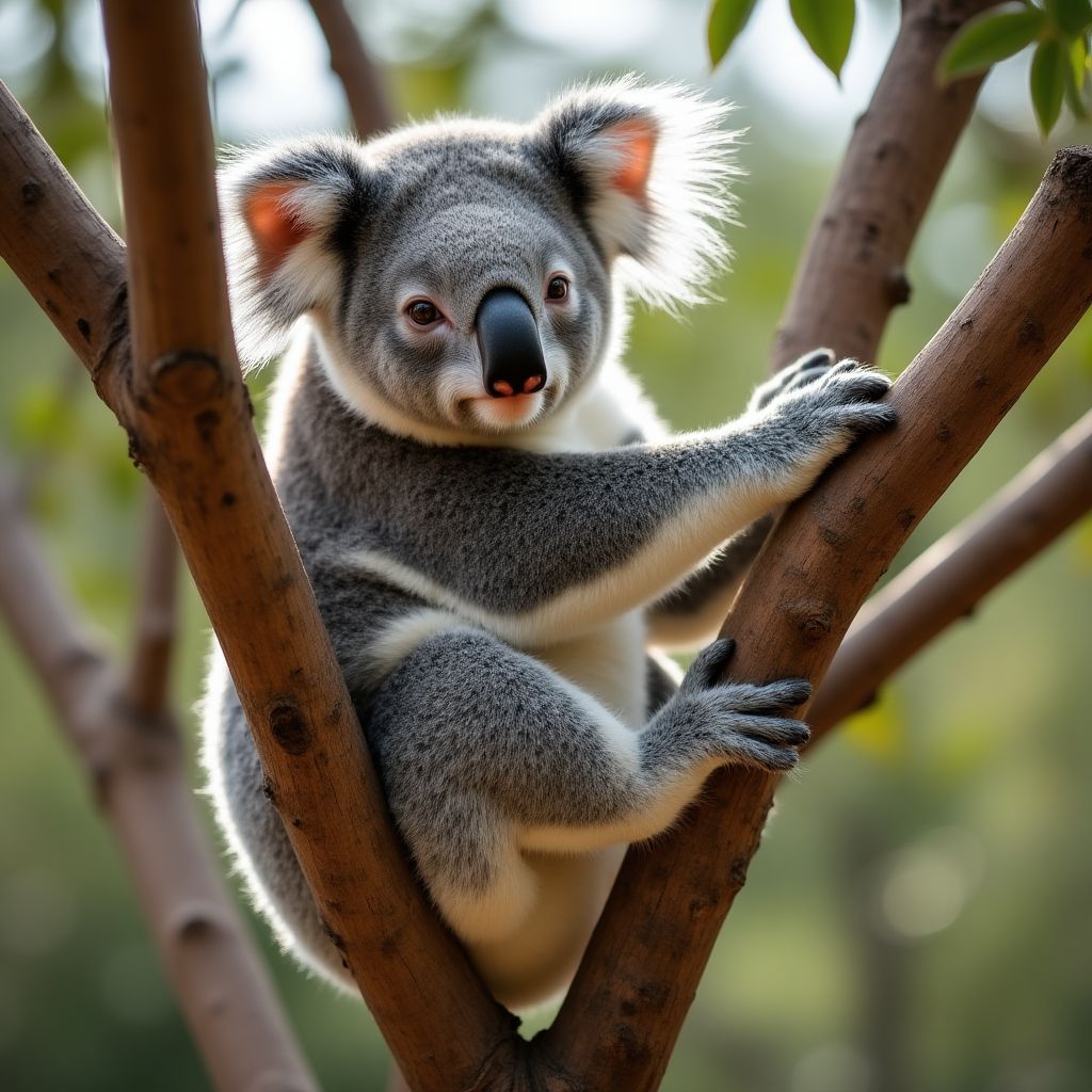 Our conservation team working with koalas